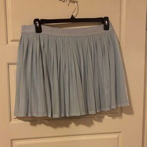 CALIA by Carrie Underwood Light Blue Pleated Skater Skirt